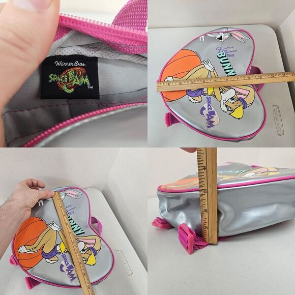 Vintage 1996 Space Jam Lola Bunny Heart Shaped Backpack Warner Bros